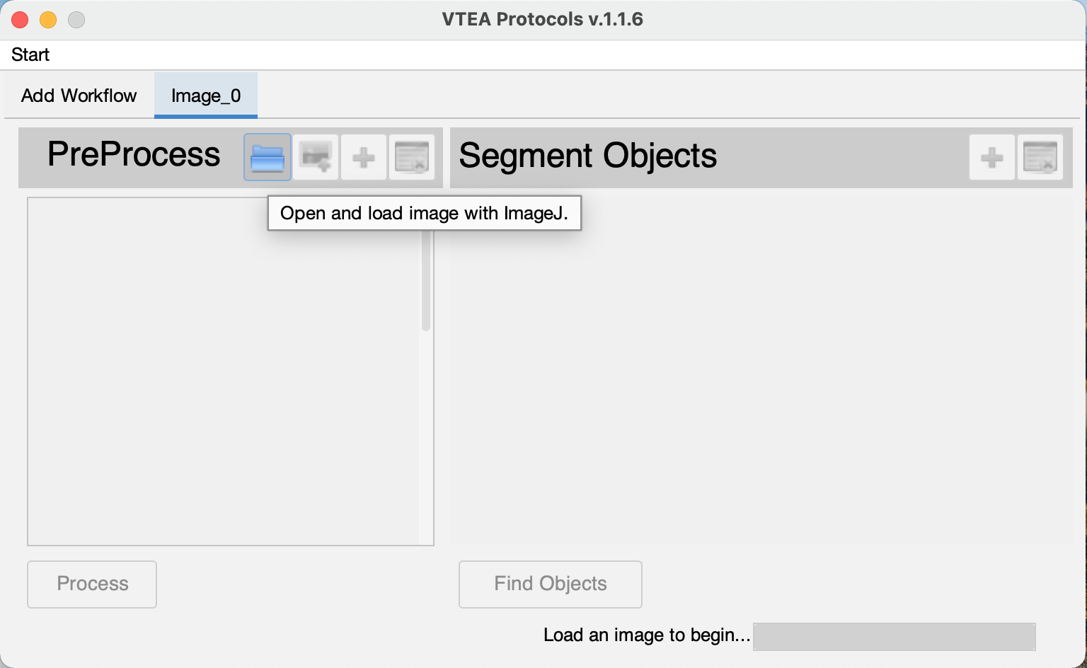 Screenshot of VTEA in action.